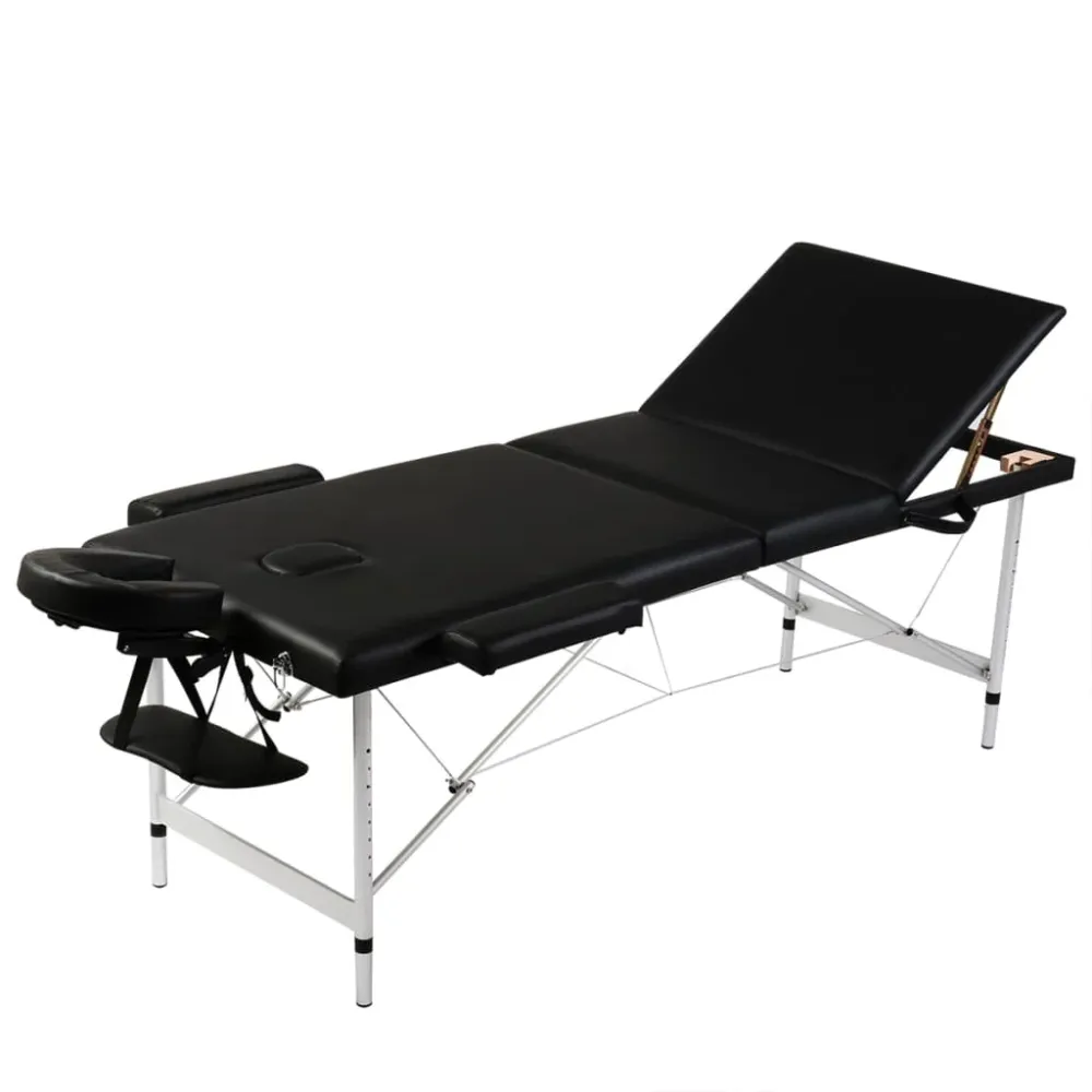 Sammenleggbart massasjebord 185×60 cm