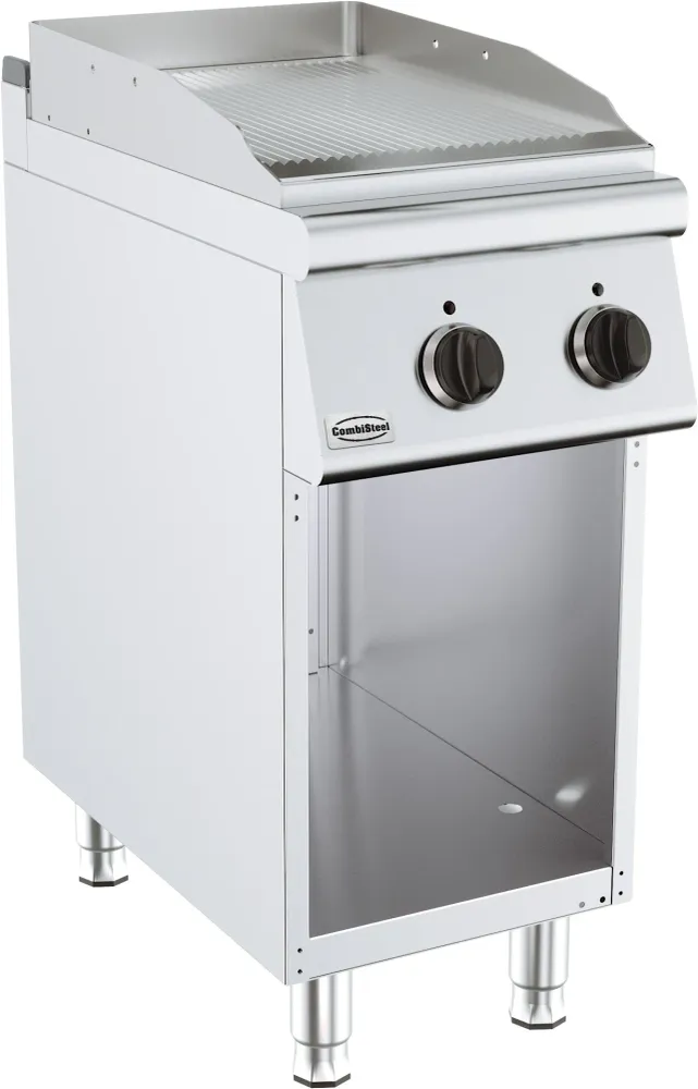 Base 700 flatgrill med riller