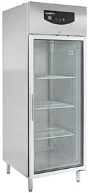 Fryser 597L SS 1 glassdør