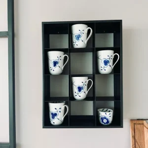 Mugshelf m. 12 rom