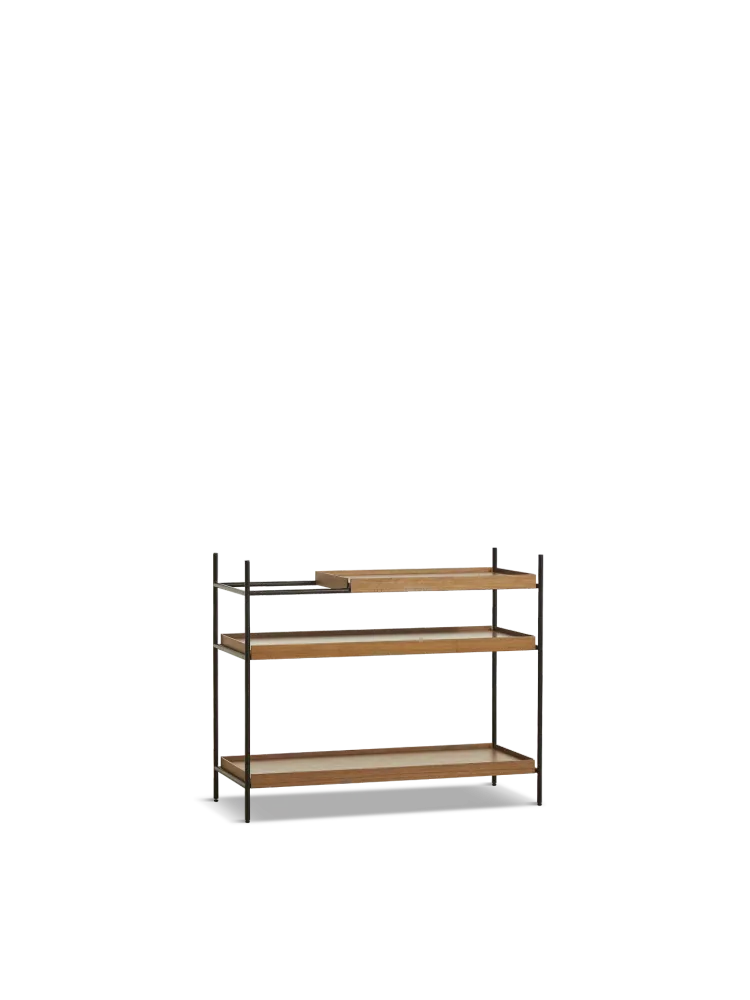 Tray hylle (Low) - vallnøtt - Style 5