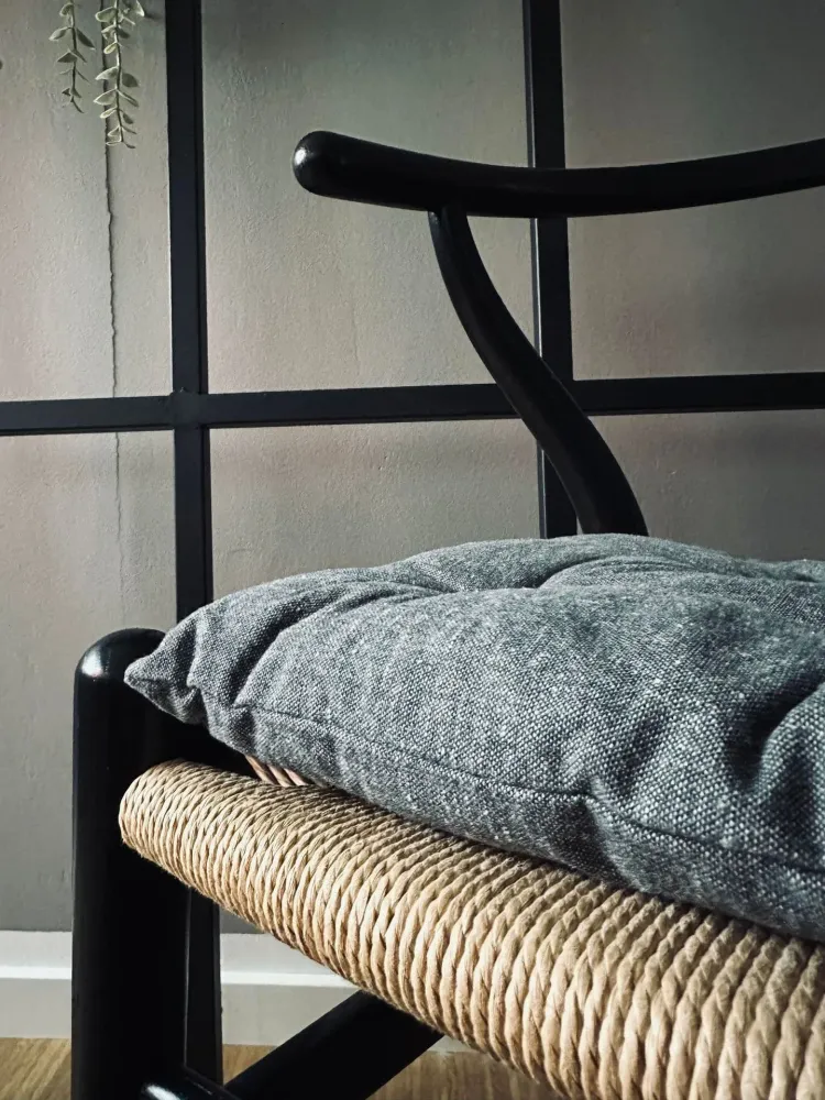 Futon 40×40 Grå bomull