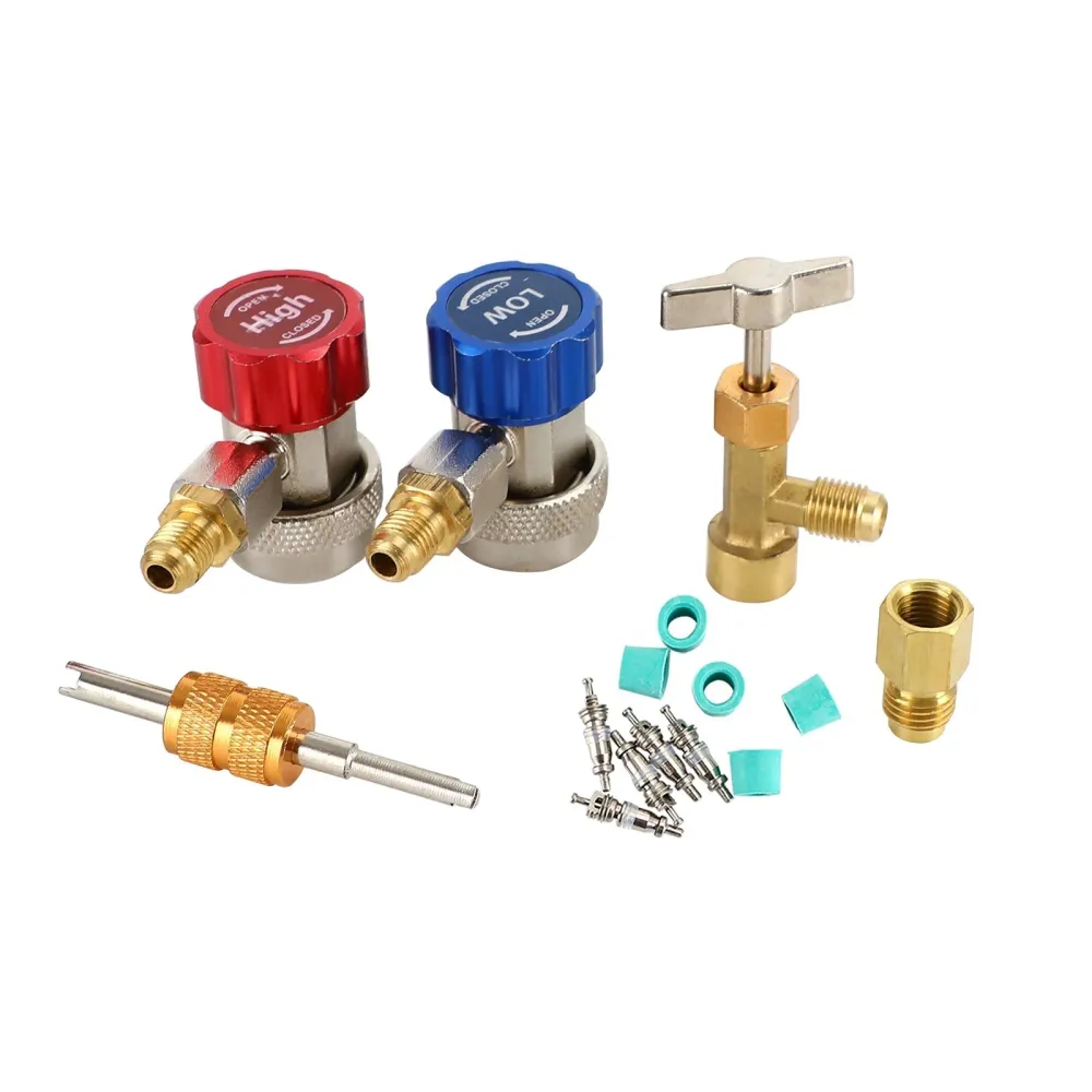 1/4" x 1/2" Adaptere Hurtigkoblinger med ventilsett Justerbar adapter