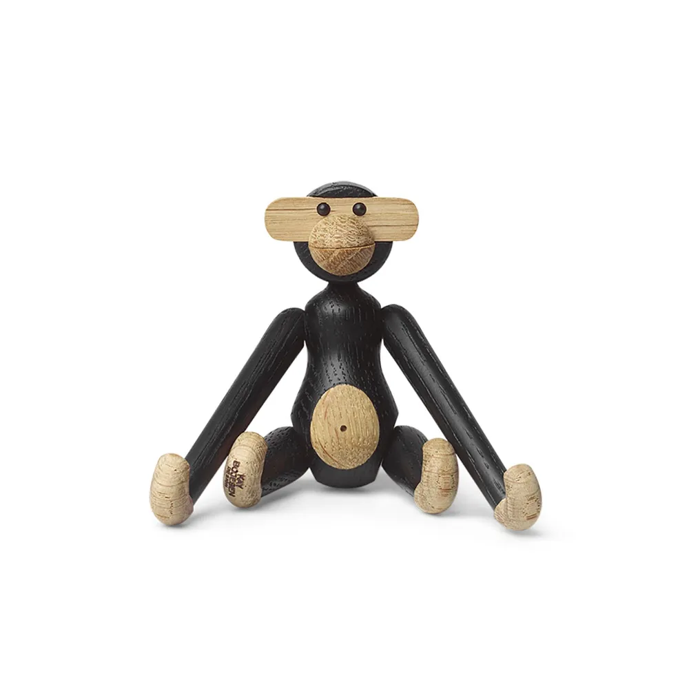 Apekatt Mini Mørk Beiset Eik