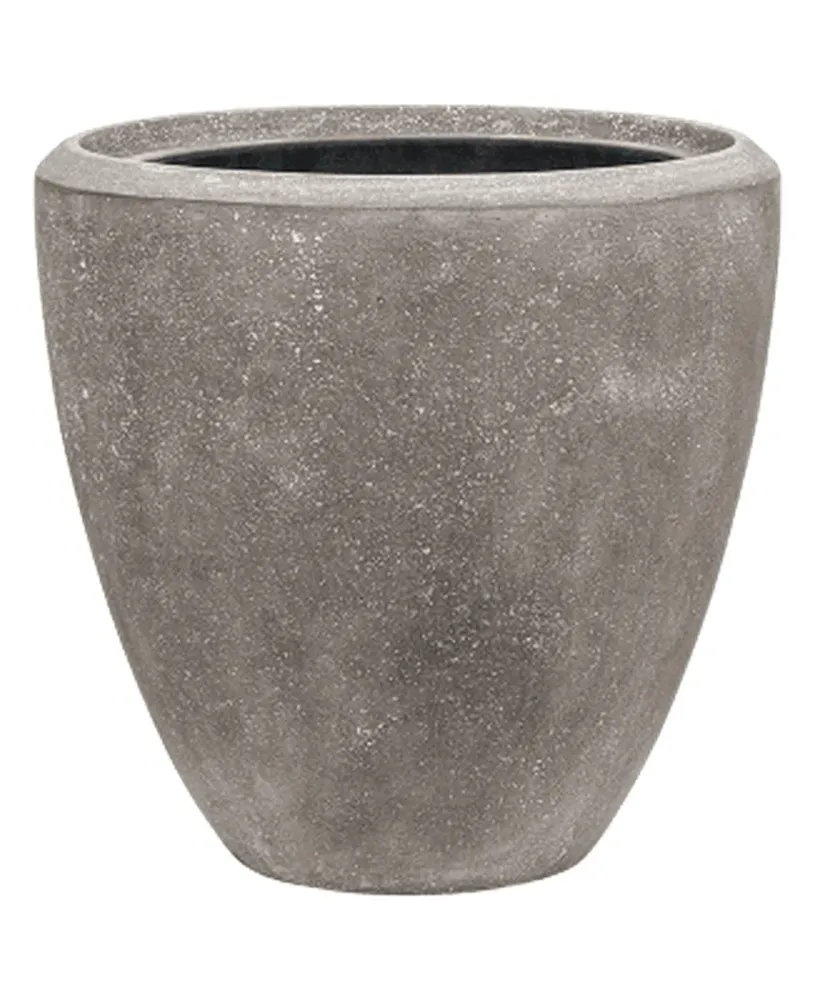 Baq Polystone Plain Potte Grå 40cm x 40cm