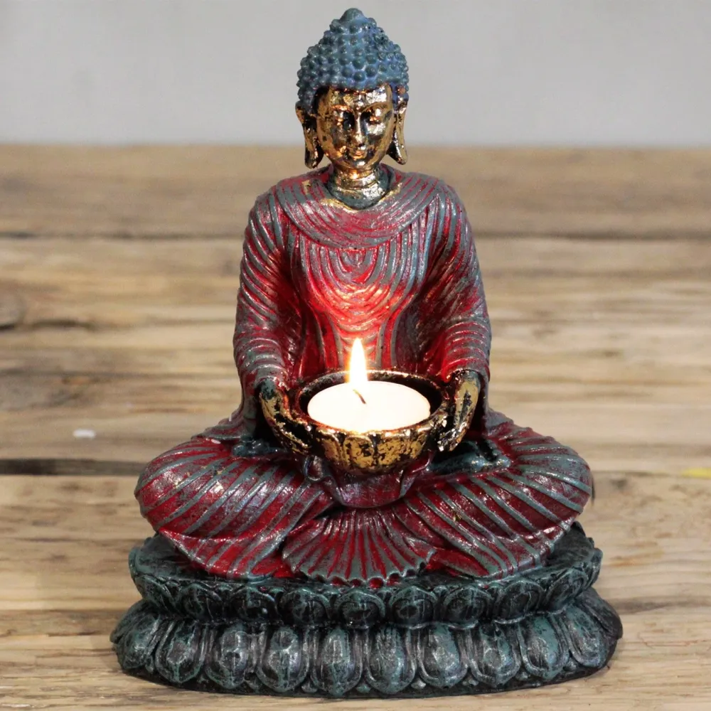 Buddha Lysestake Antikk