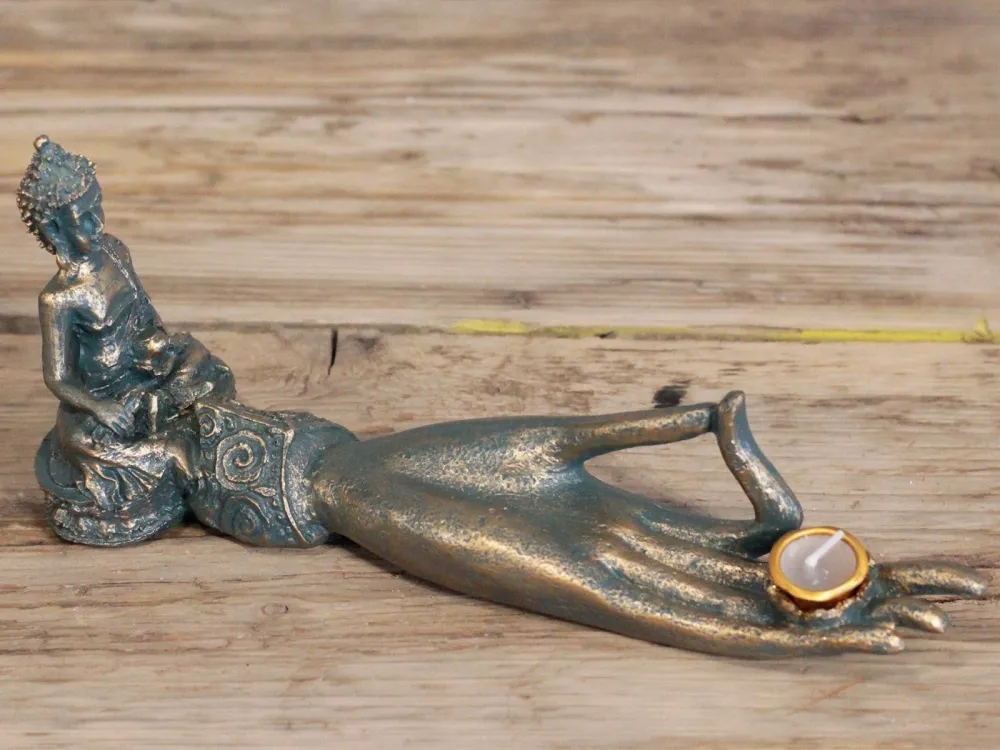 Buddha Røkelsesbrenner, Antikk Hånd
