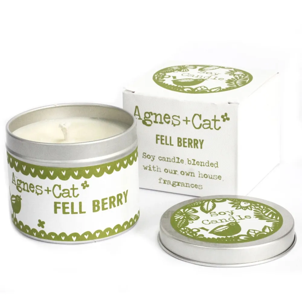 Duftlys i soyavoksboks – Fell Berry 200ml