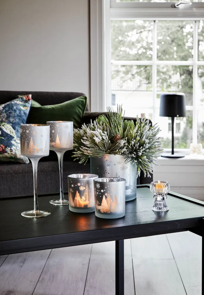 Falling Snow lykt/vase