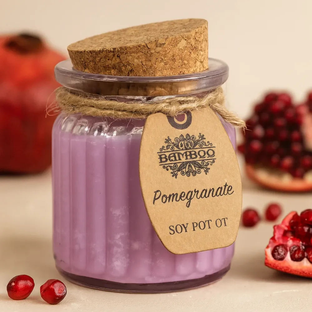 Granateple soya vokslys, 2-pakning