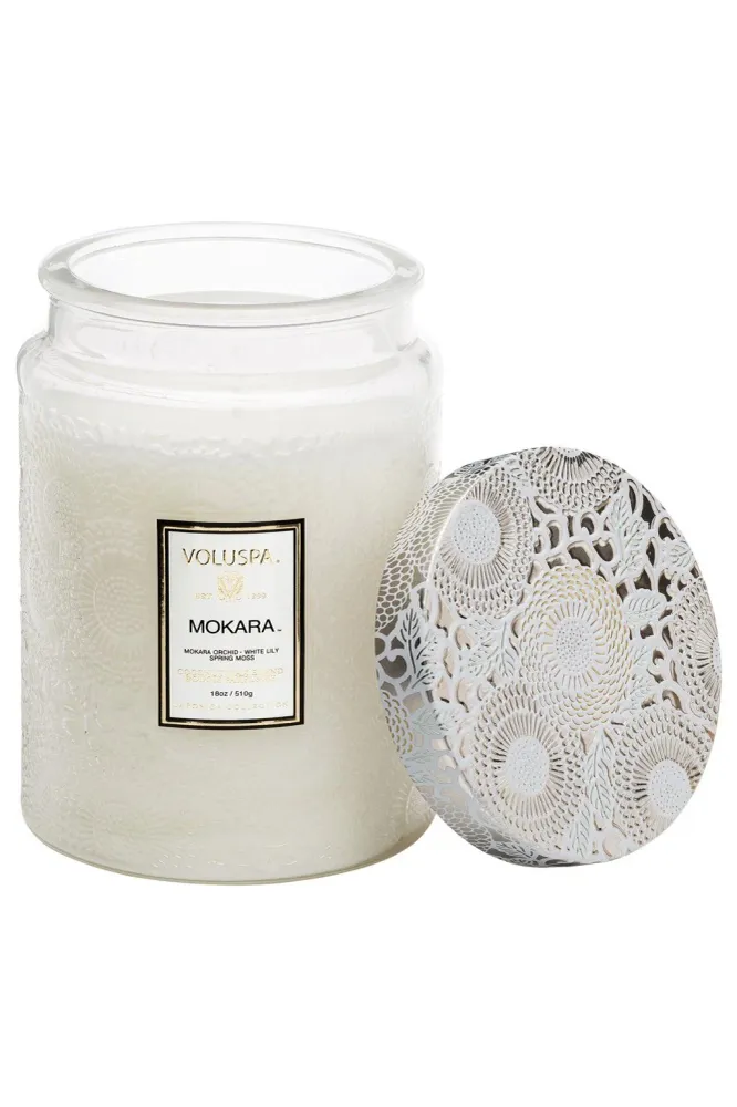 LARGE JAR CANDLE 100T Mokara