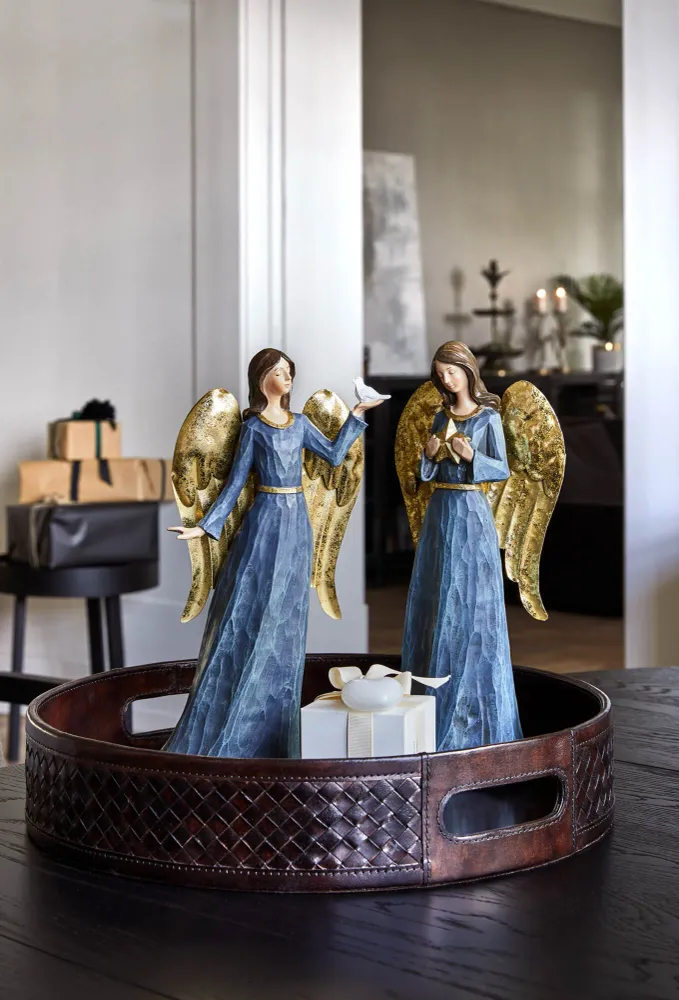 Leylah figur blå sett à 2