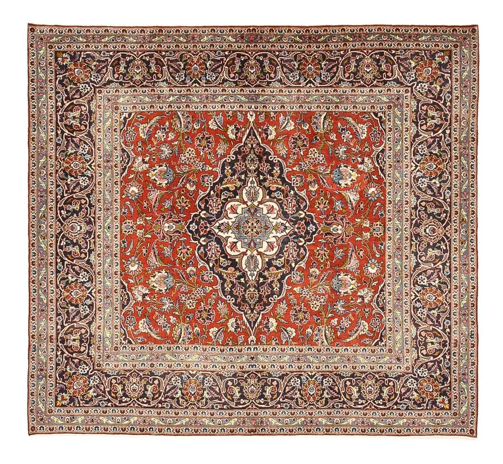 Persisk teppe - Keshan - 253 x 225 cm - rød