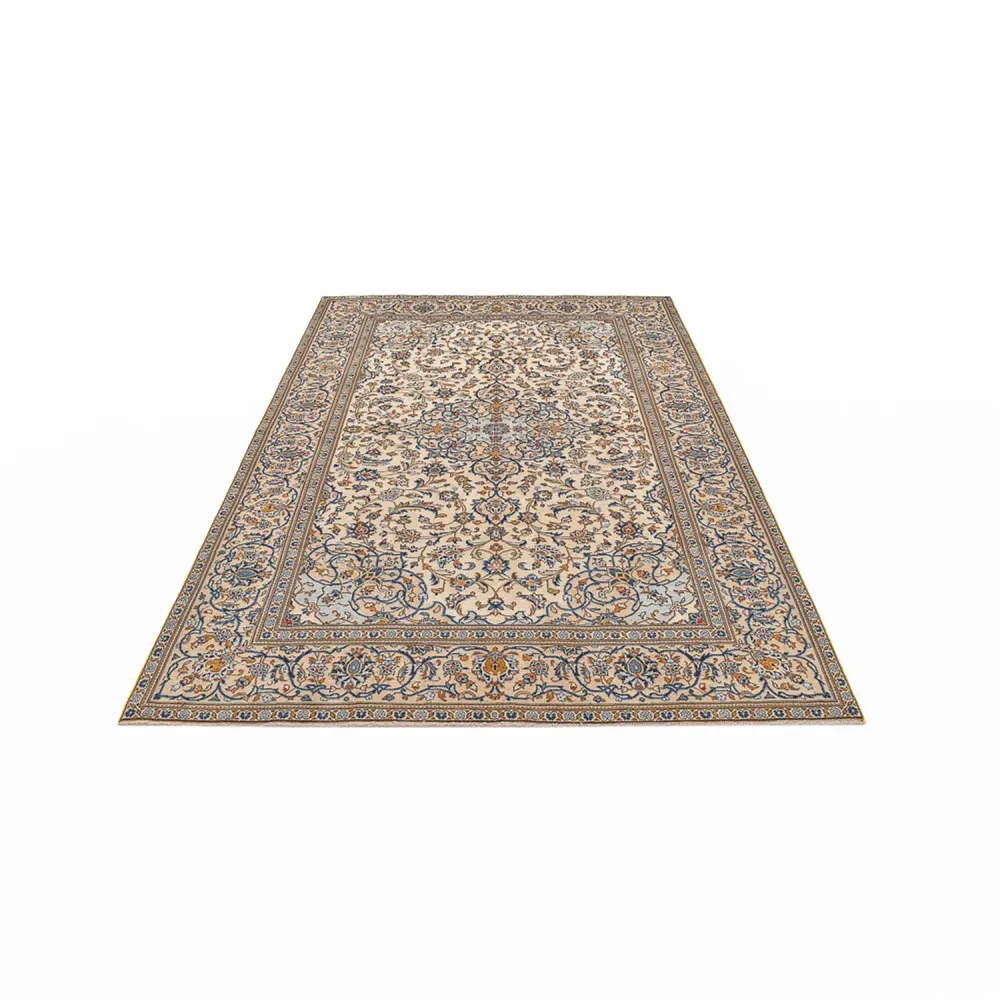 Persisk teppe - Keshan - 287 x 192 cm - mørk beige