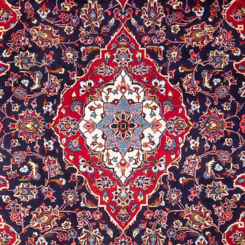 Persisk teppe - Keshan - 300 x 200 cm - mørkeblå