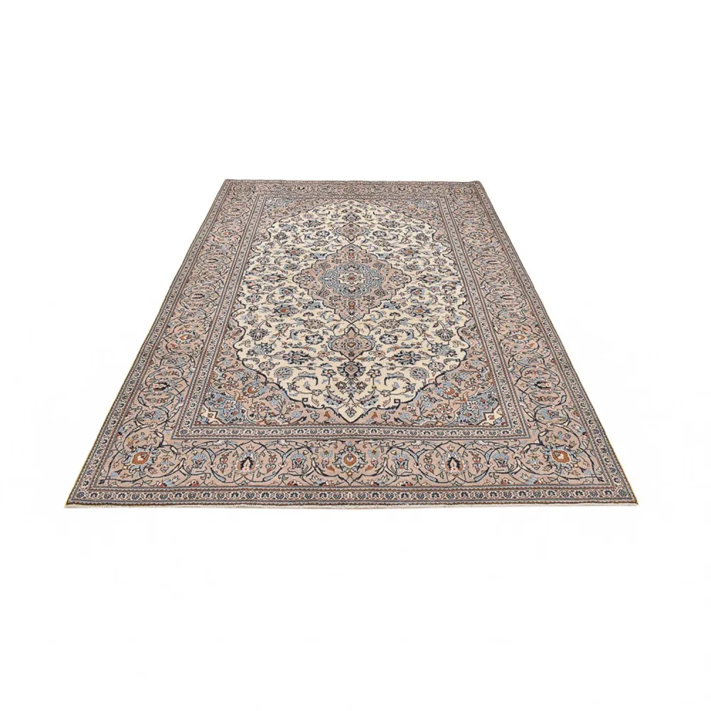 Persisk teppe - Keshan - 303 x 202 cm - mørk beige