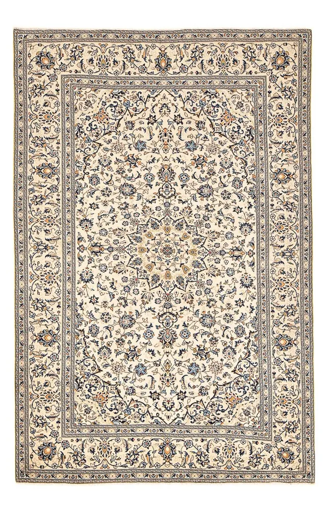 Persisk teppe - Keshan - 310 x 196 cm - lys beige