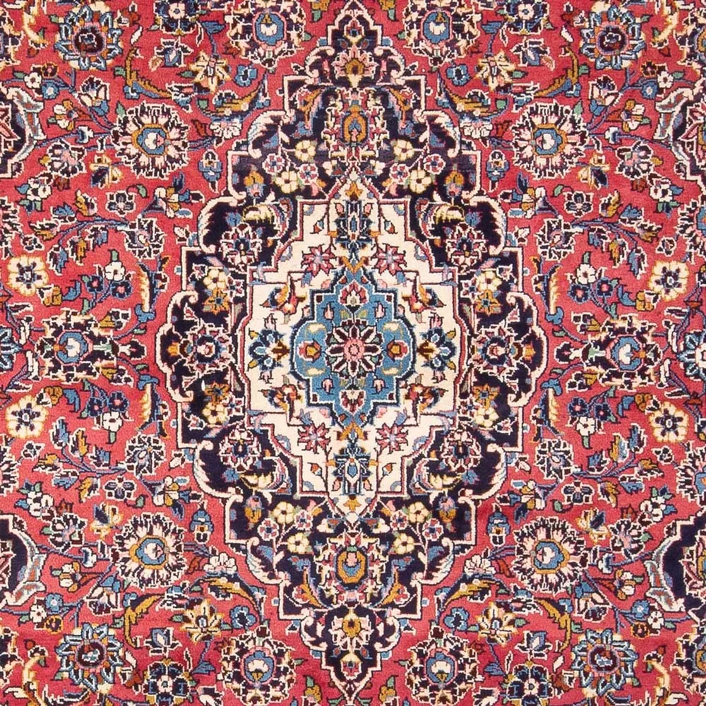 Persisk teppe - Keshan - 312 x 196 cm - lys rød