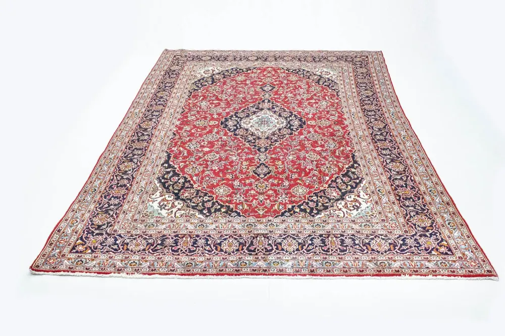 Persisk teppe - Keshan - 337 x 241 cm - rød