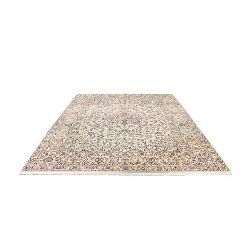 Persisk teppe - Keshan - 345 x 220 cm - beige