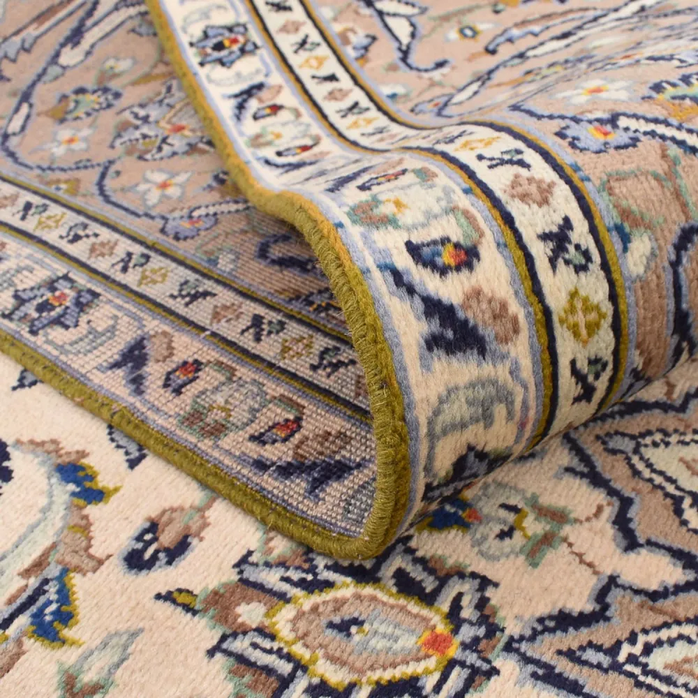 Persisk teppe - Keshan - 345 x 250 cm - lys beige