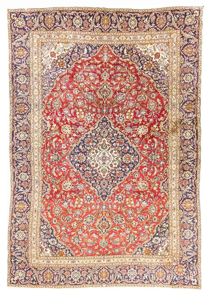 Persisk teppe - Keshan - 385 x 260 cm - rød