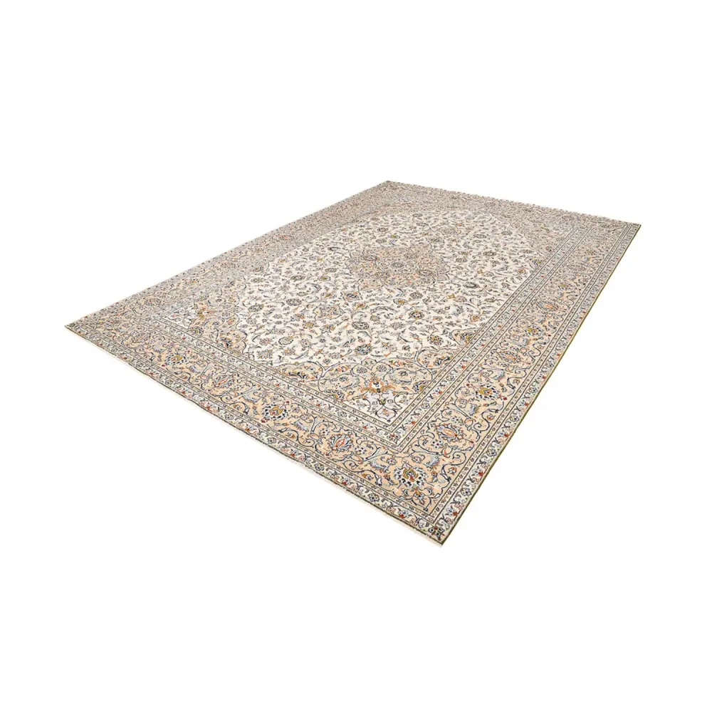 Persisk teppe - Keshan - 405 x 290 cm - sand