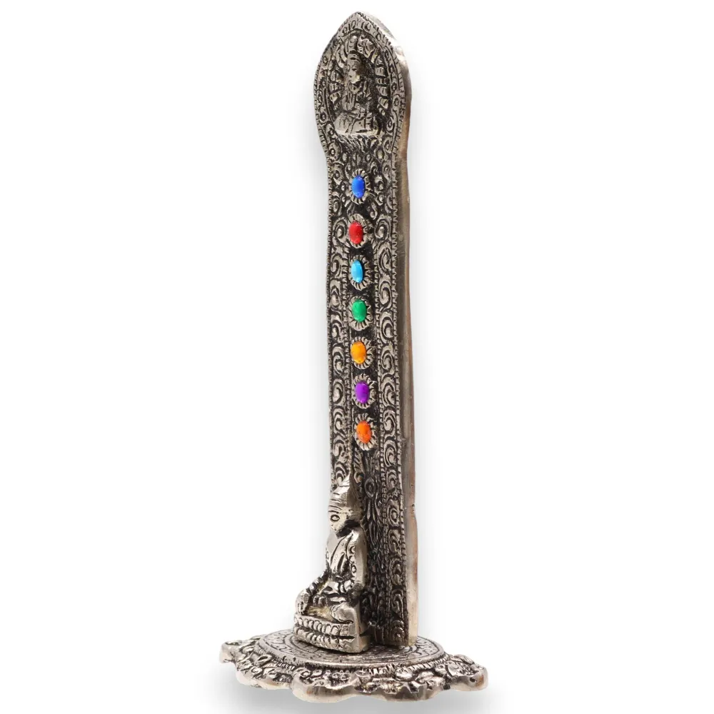 Røkelsespinneholder, 7 Chakra Buddha-tårn