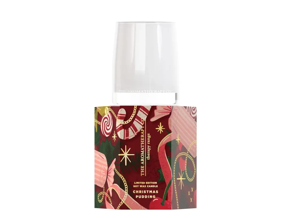 SCENTED CANDLE 80G Christmas Pudding