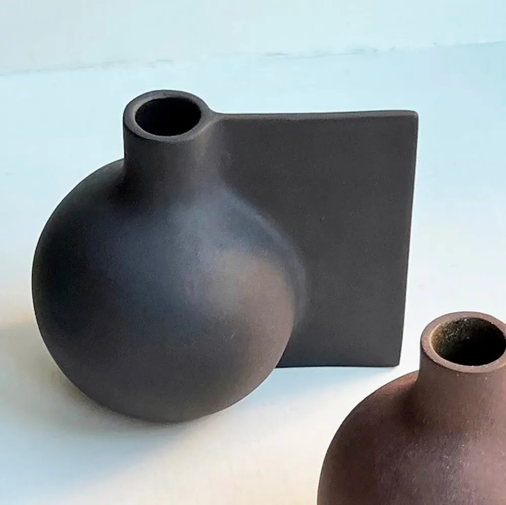 Seil Vase Liten Sort