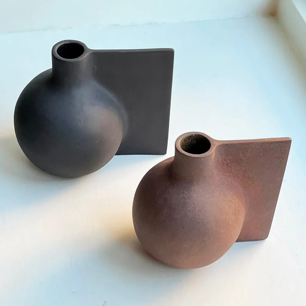 Seil Vase Liten Sort