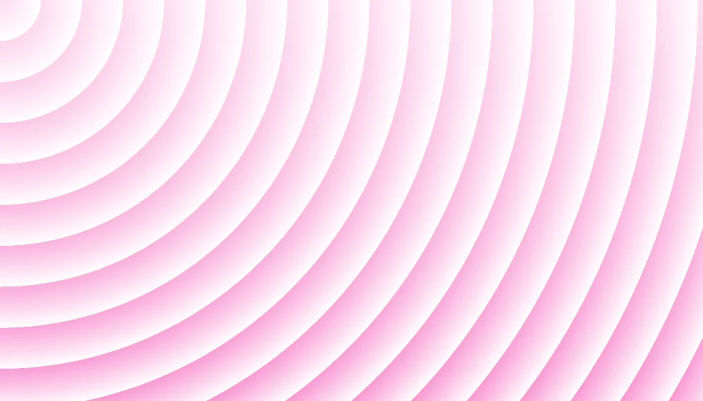 Tapet barnerom | Myke bølger i gradient rosa