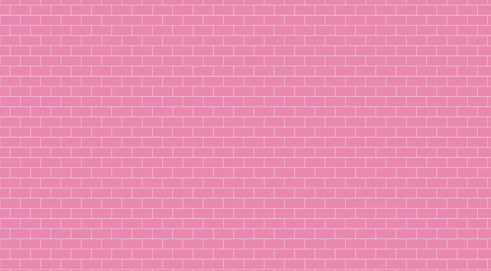 Tapet barnerom | Rosa murstein en myk stemning