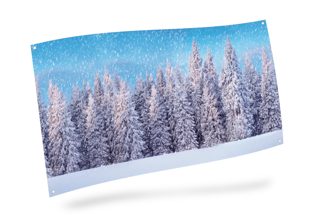 Bakgrunn til juleby - sko med snø