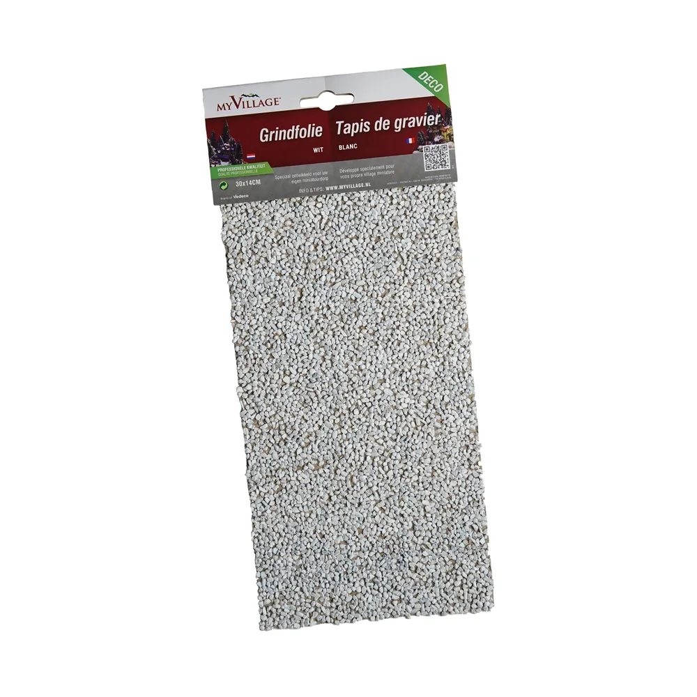 Grus-matte til din juleby - 30x14cm - tilbehør