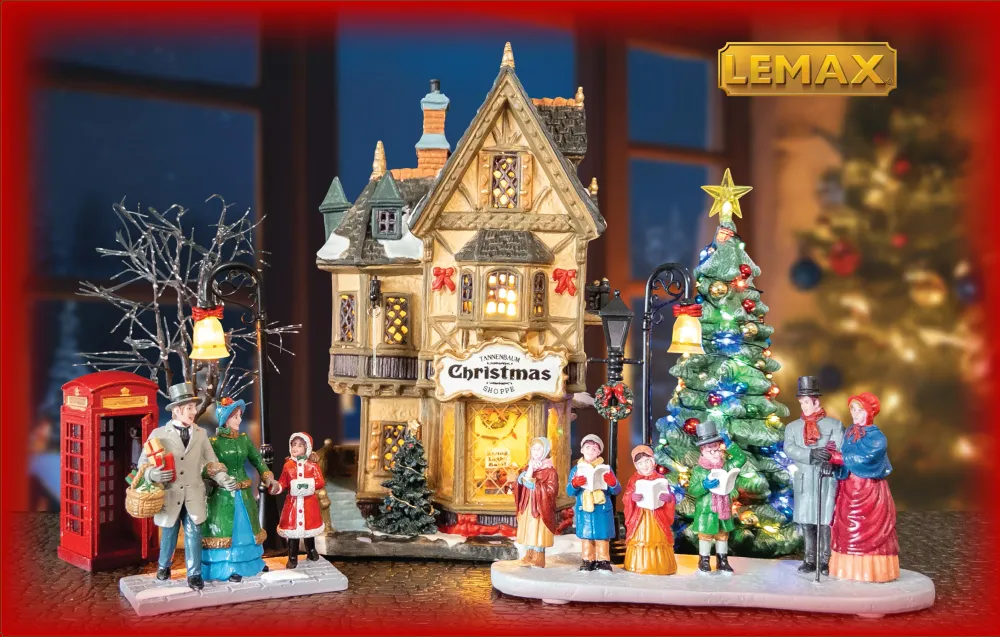 Julebutikk - startsett juleby - fra Lemax