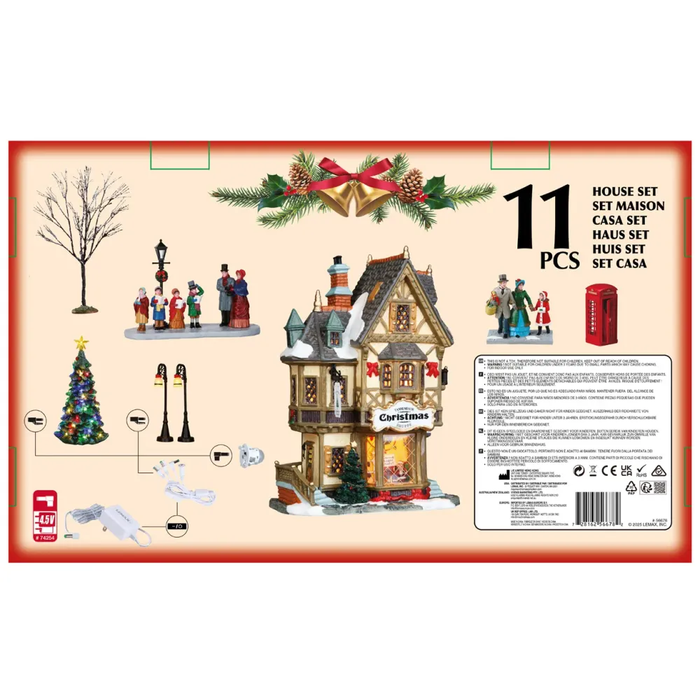 Julebutikk - startsett juleby - fra Lemax
