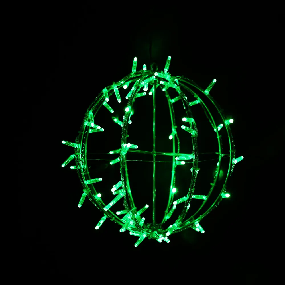 Lyskule 3D diameter 35cm grønn