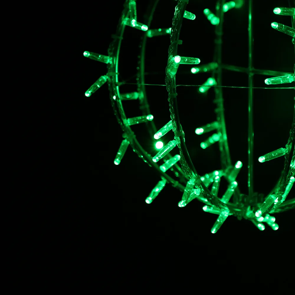 Lyskule 3D diameter 35cm grønn
