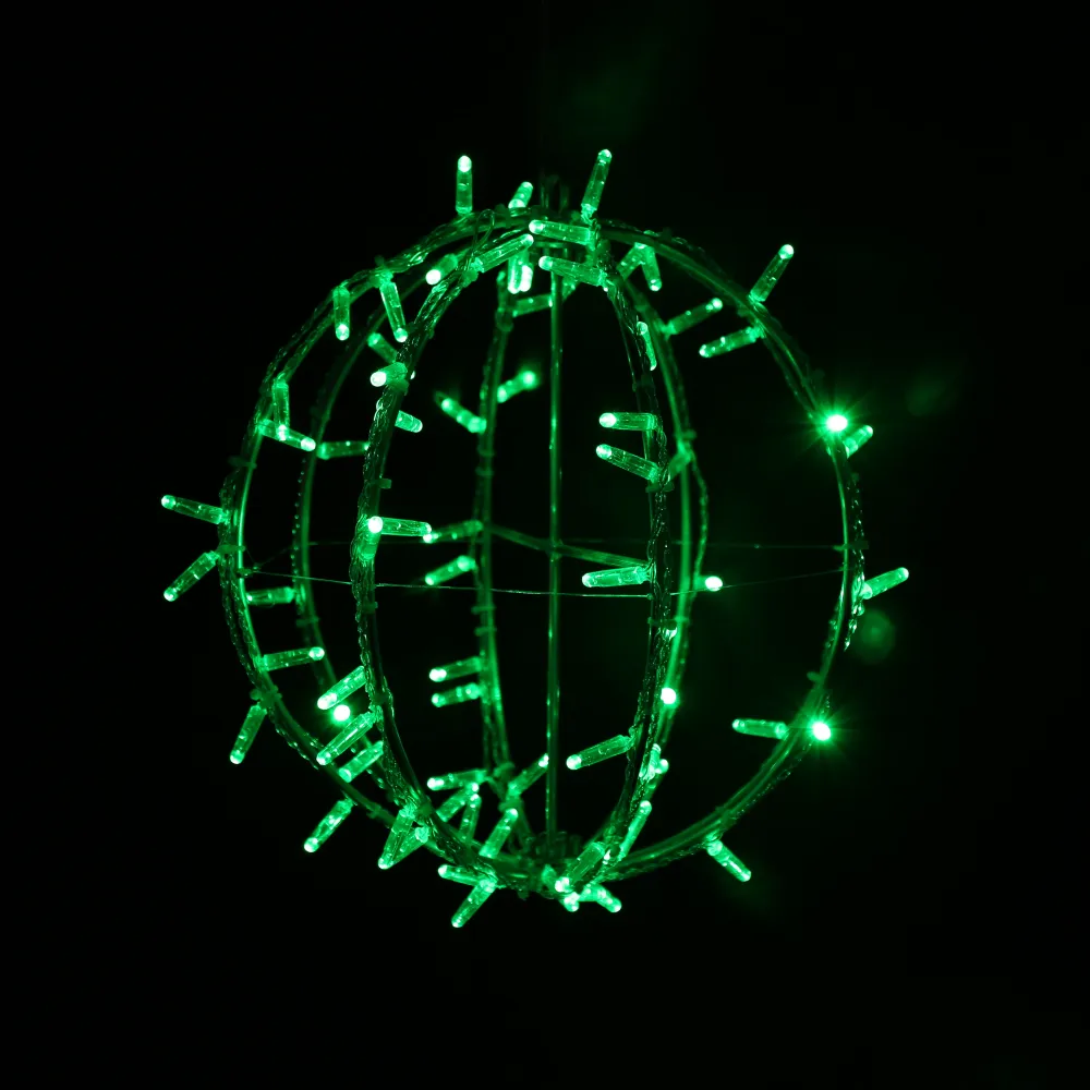Lyskule 3D diameter 35cm grønn