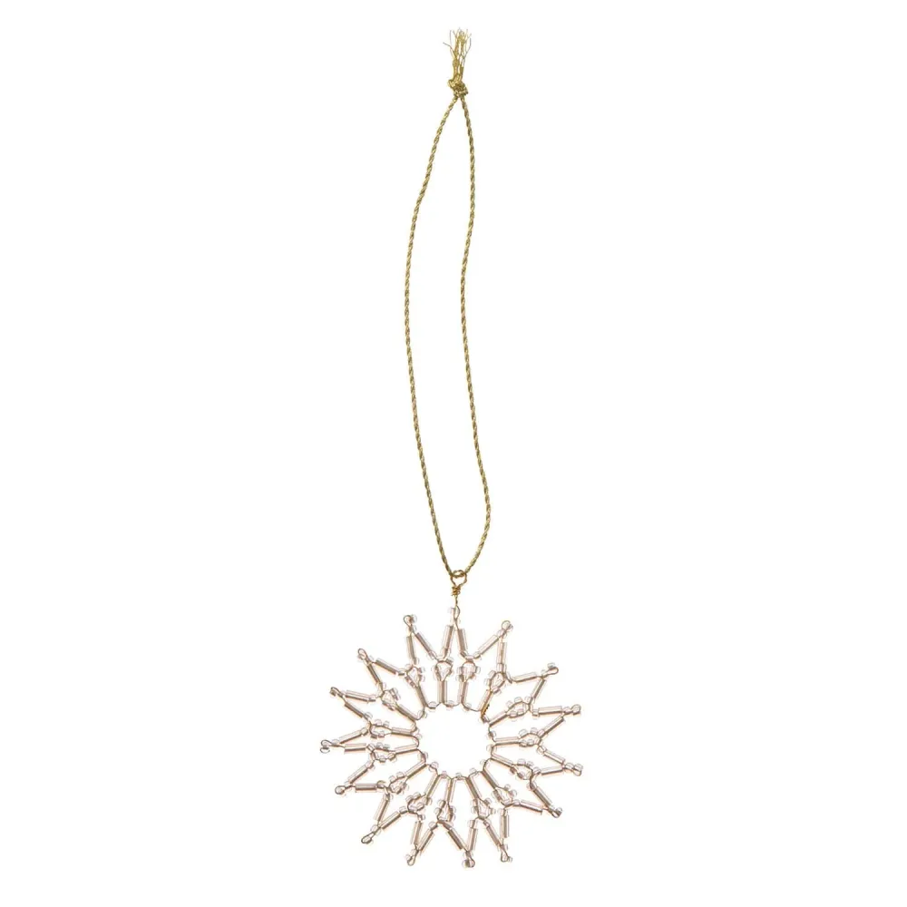 Juletrepynt Snowflake Ø5cm Elia Silver