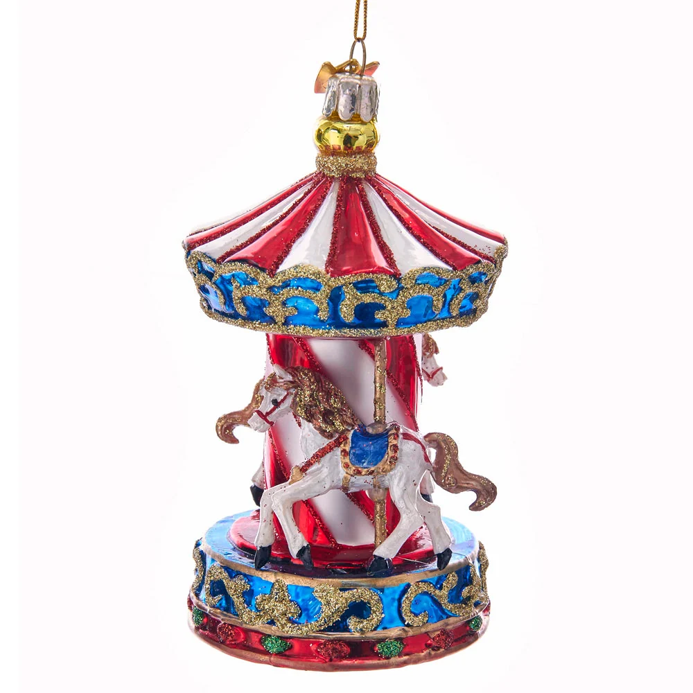 Glass karausell - Elegant juletrepynt