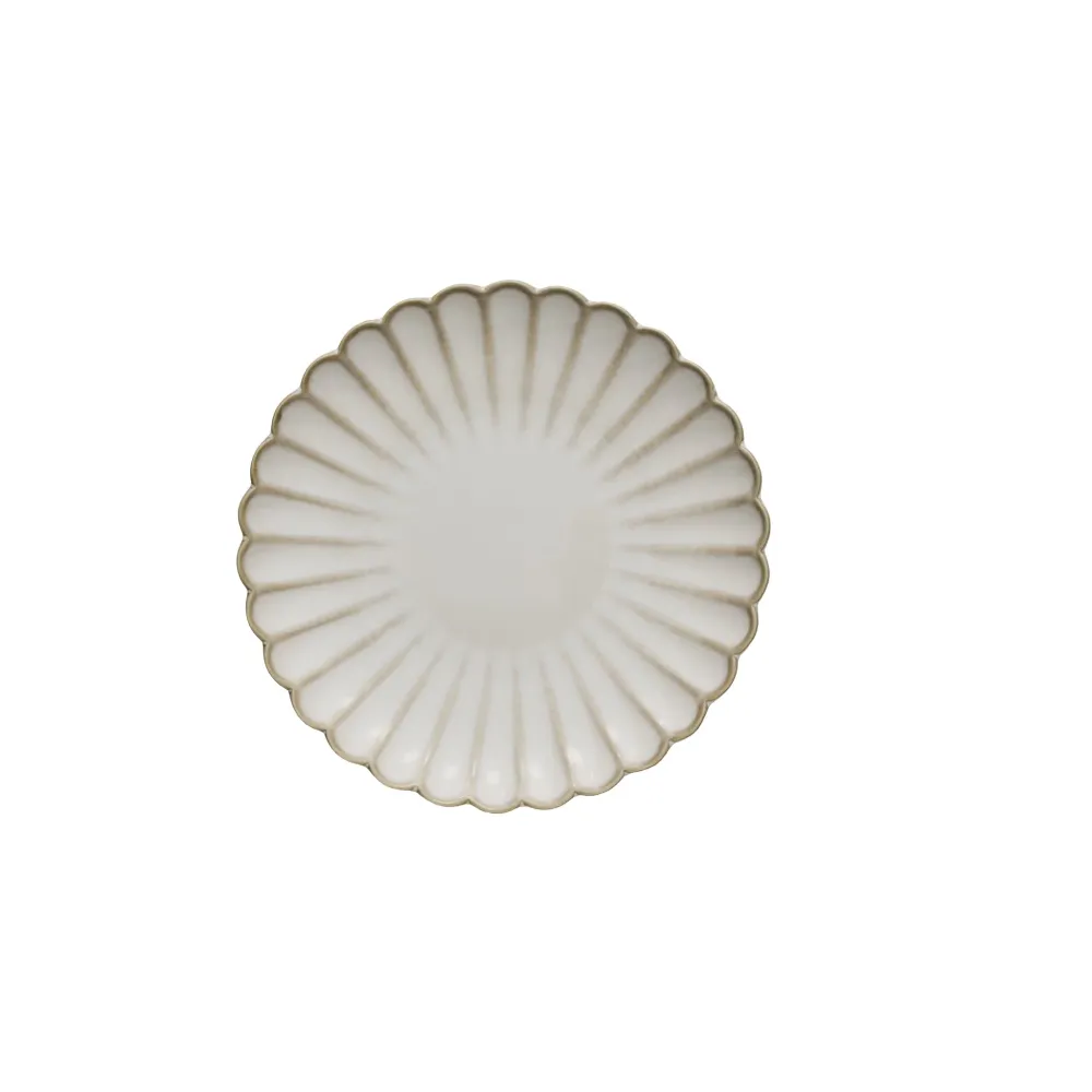 Camille kakefat 15,5x15,5 cm. Off White