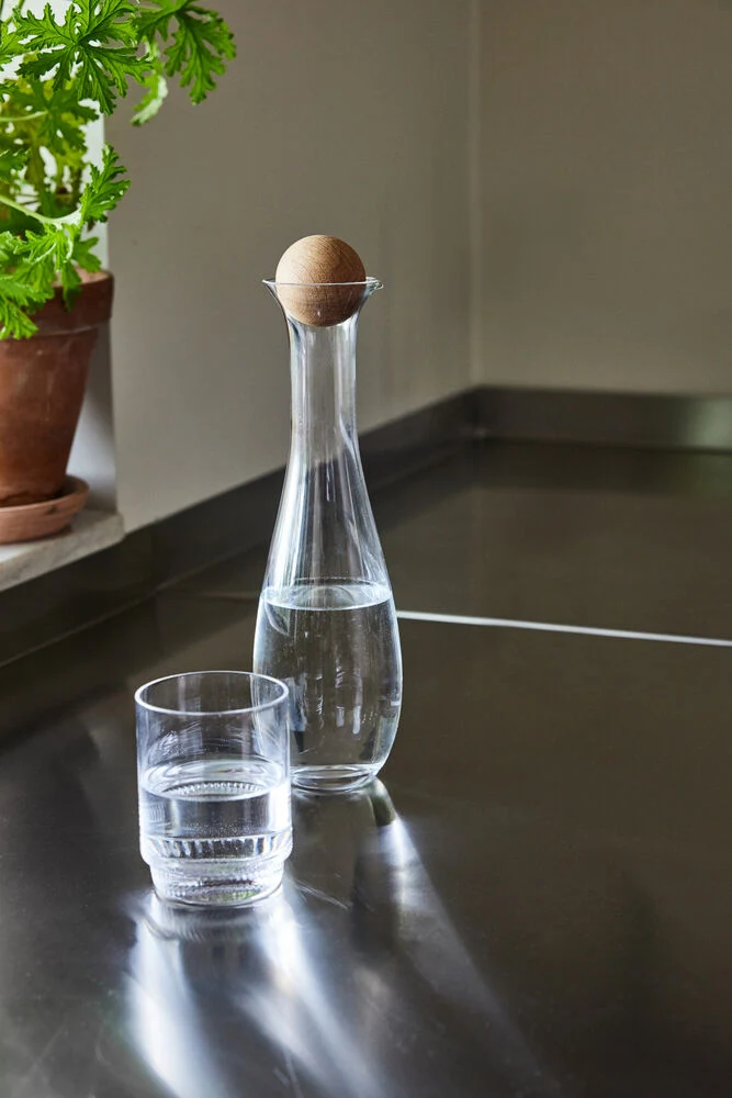 Sagaform Nature karaffel/flaske med eikekork