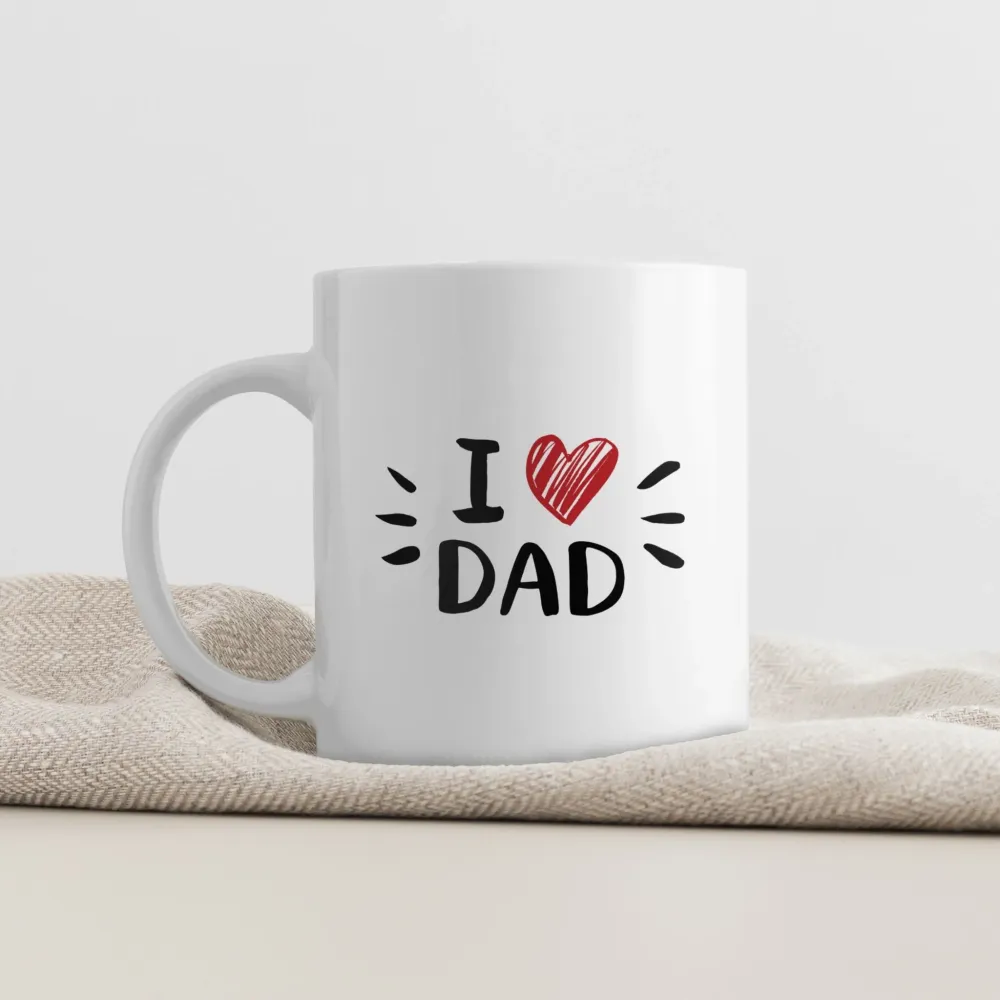I ♥ DAD – KERAMIKKRUS