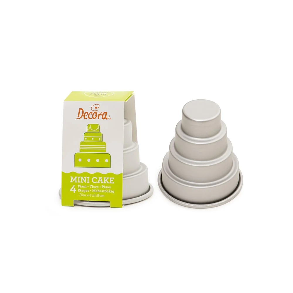 Decora Mini-kakeform 4 etasjer