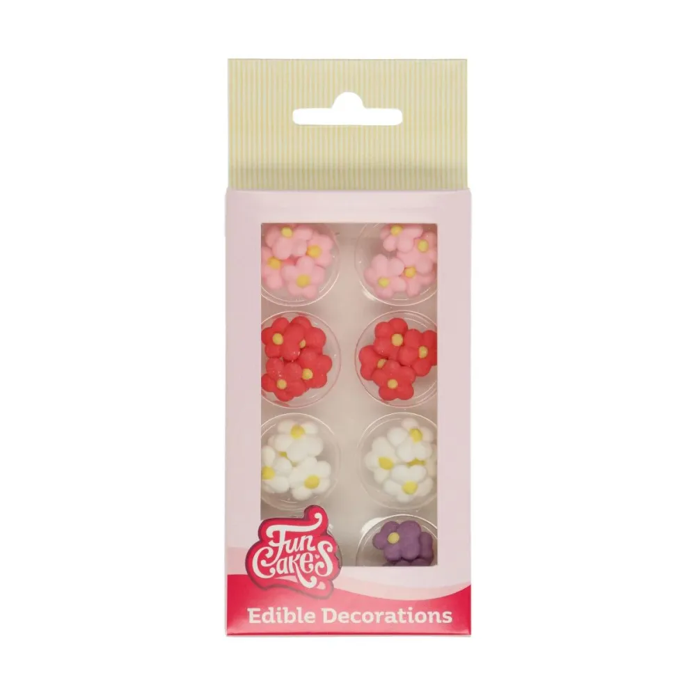 FunCakes spiselig kakepynt Små blomster sett/32