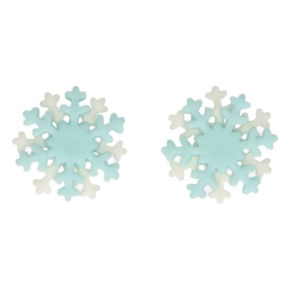 FunCakes spiselig kakepynt Snøkrystall, sett/12