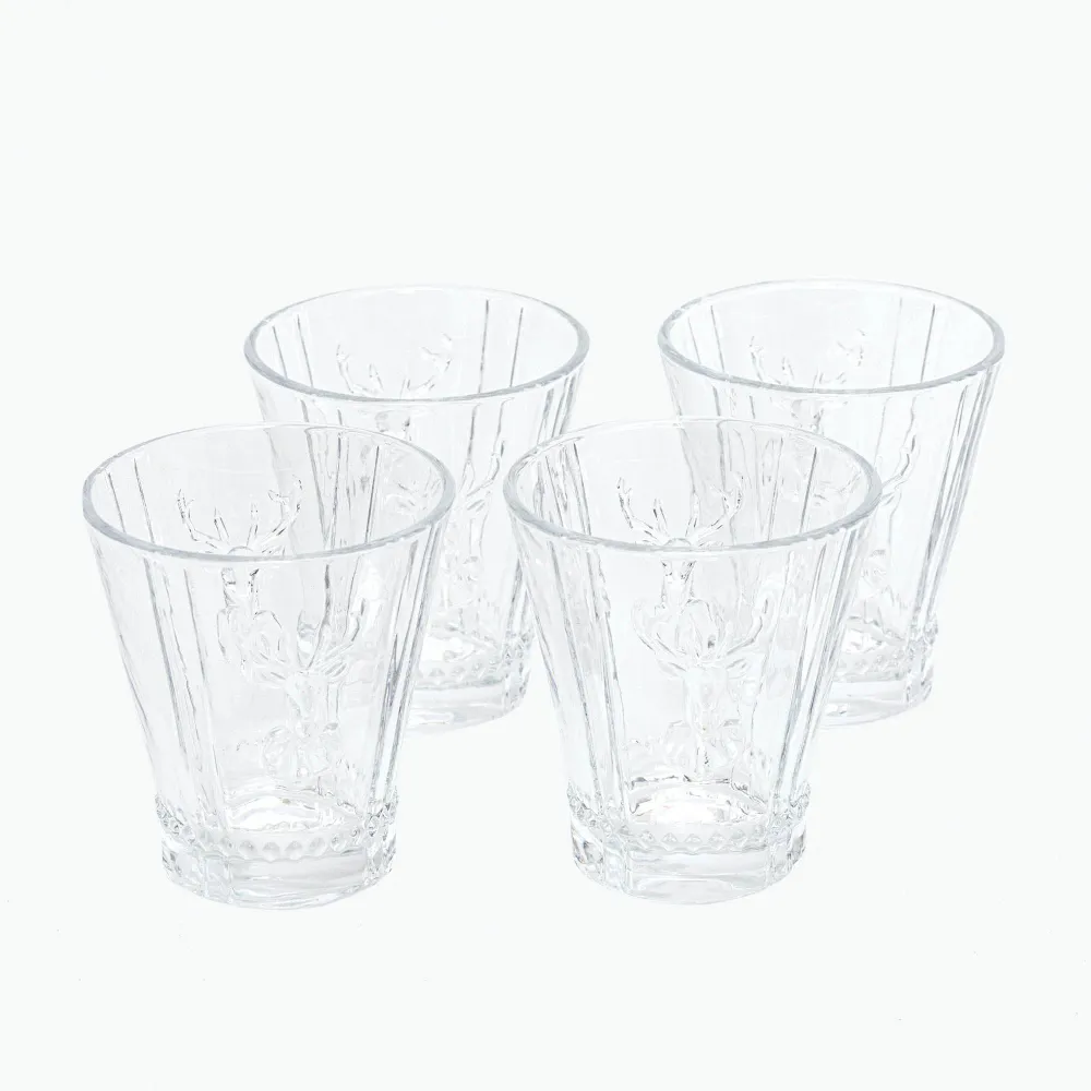 Highlands vannglass 4 stk
