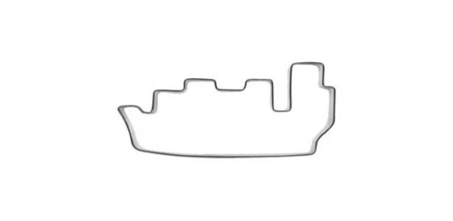 Pepperkakeform Containerskip - 8 cm